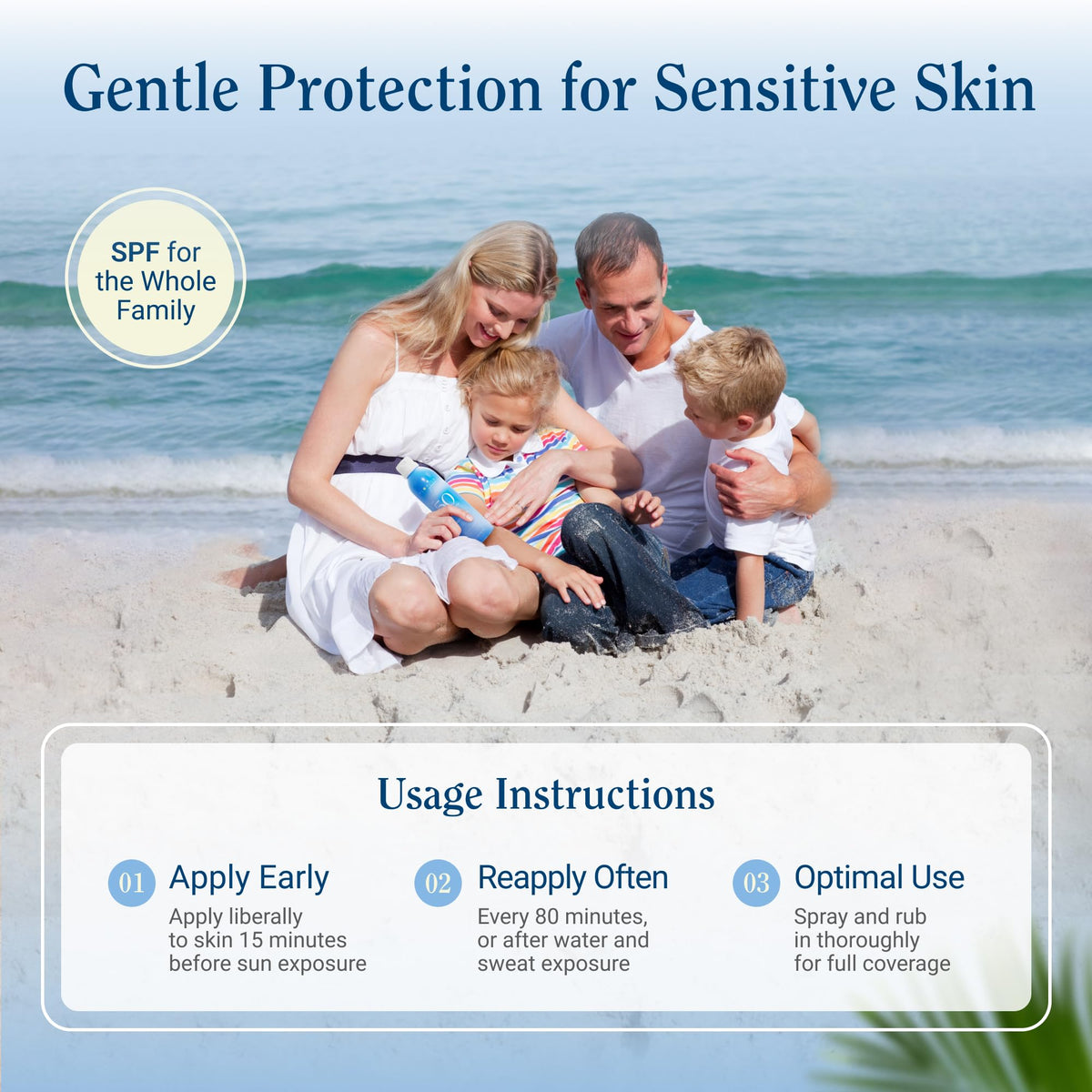 Florida Salt Scrubs bottles on beach towel showing reef-safe vacation use