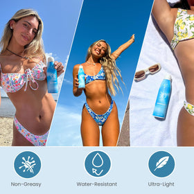Florida Salt Scrubs ingredients list shot showing oxybenzone-free formula benefit
