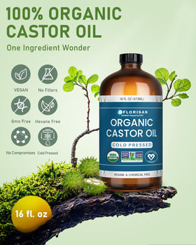 Florisan oil texture drop on skin highlighting nourishing, hydrating feel