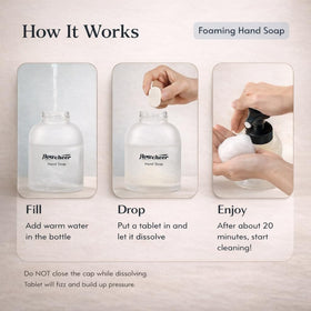 flowcheer labeled small bottles illustrating included Lavender Orange Vanilla scents