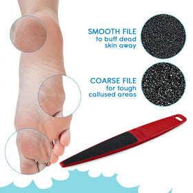 Flowery ergonomic handle detail demonstrating non-slip grip and precise control for safer pedicures