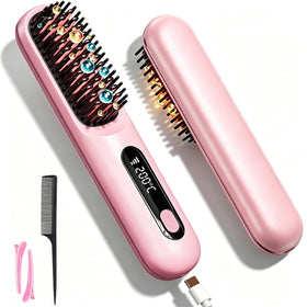 Flown Go Brush Pro front view showing compact design and sleek finish for easy styling