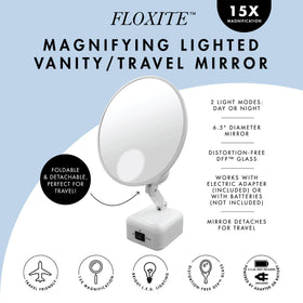 Floxite in-use with person applying makeup for precise grooming benefit