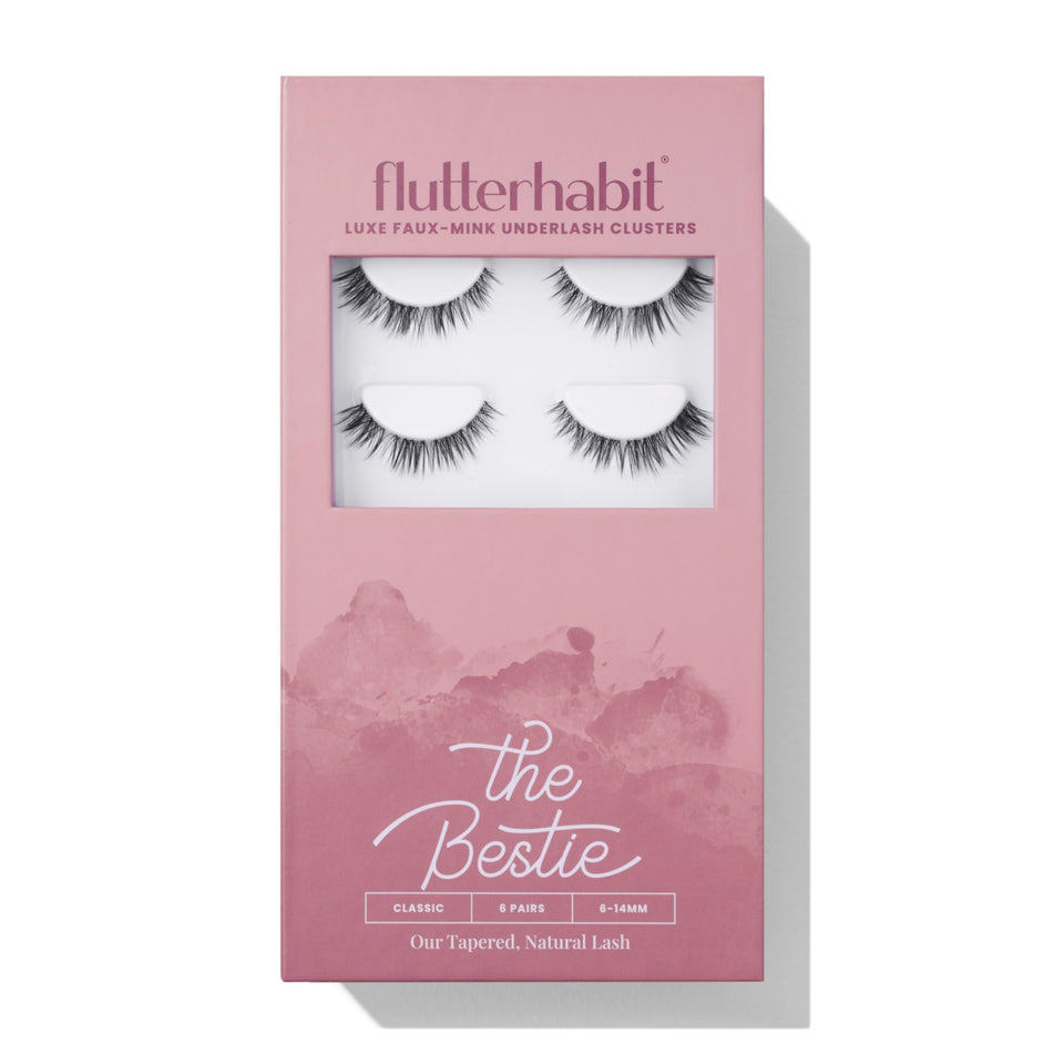 FlutterHabit front packaging showing six pairs and light-volume benefit