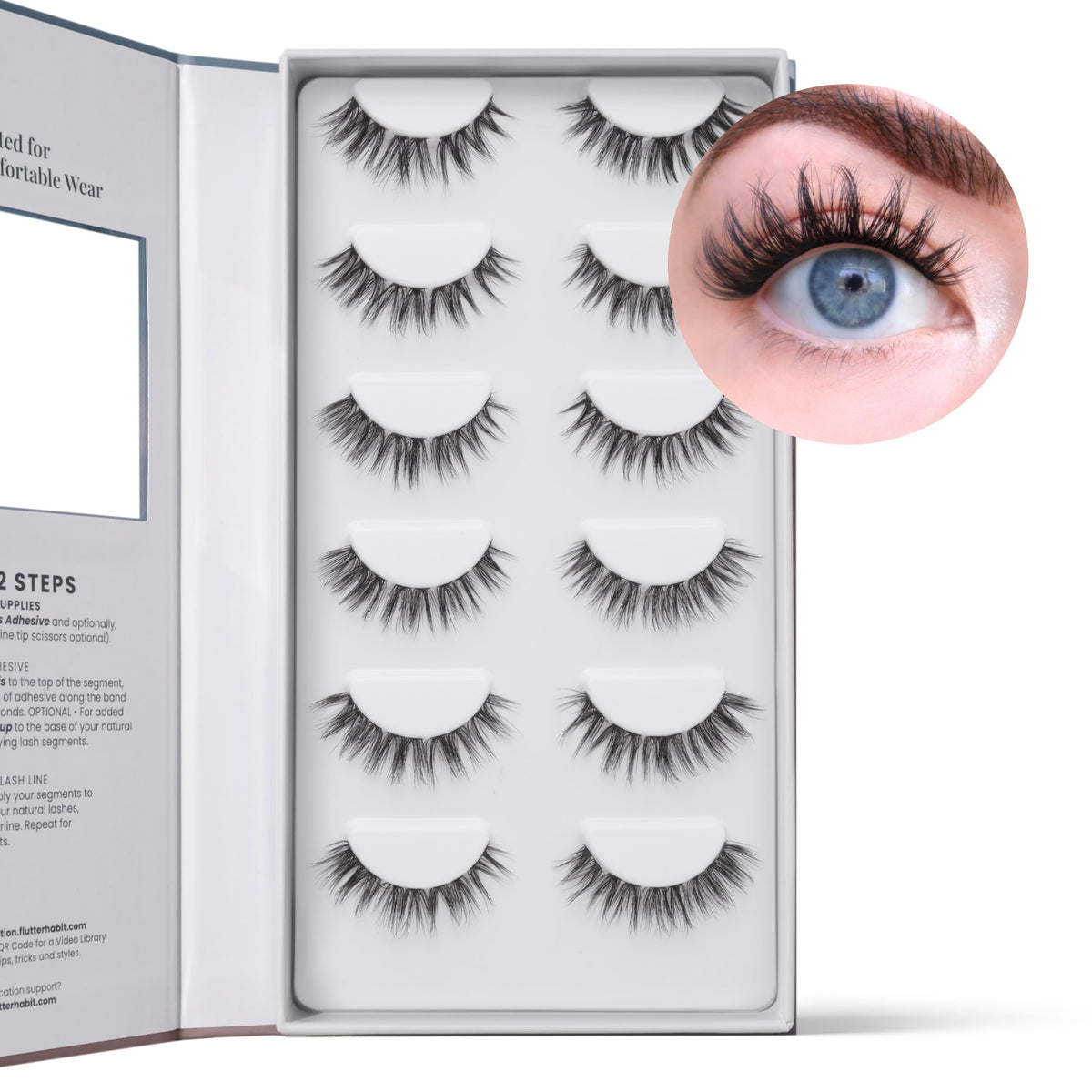 FlutterHabit close-up of faux-mink texture highlighting soft fibers and dimensional volume