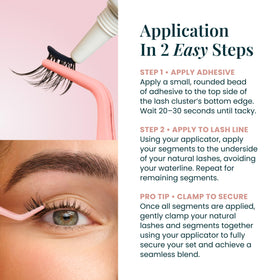 FlutterHabit lifestyle image wearing subtle cat-eye, natural-looking enhancement