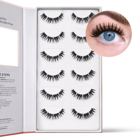 FlutterHabit close-up of lash fiber texture for natural blend benefit