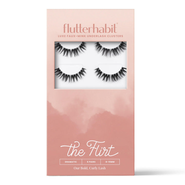 FlutterHabit front packaging showing six-set kit and benefits