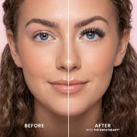 FlutterHabit close-up of lash cluster fibers highlighting natural curl and blend