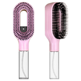 FlyLanyards front view pink brush showing shape and compact design benefit portability