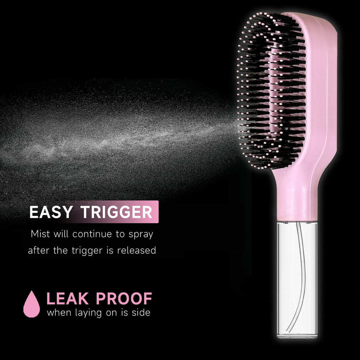 FlyLanyards being used on damp hair to reduce tugging and ease knot removal