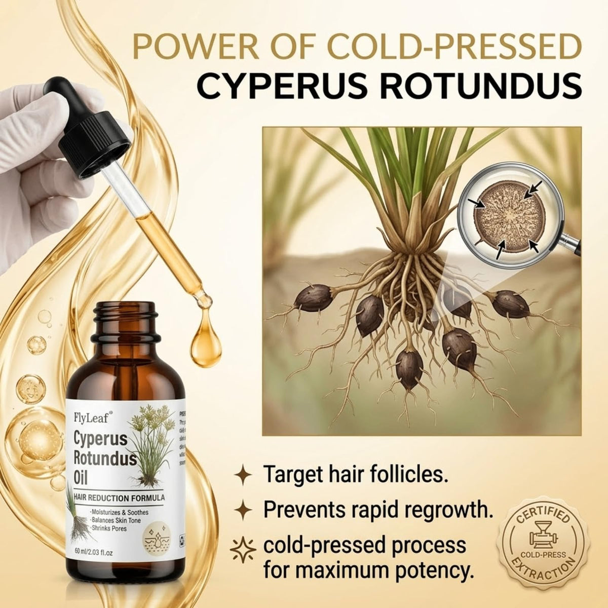 FLYLEAF applying oil underarm demonstrating soothing benefit