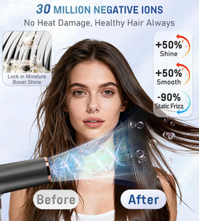 FMZ magnetic diffuser attached creating defined curls with reduced frizz benefit