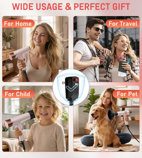 FMZ dryer in travel bag showing compact size and on‑the‑go convenience