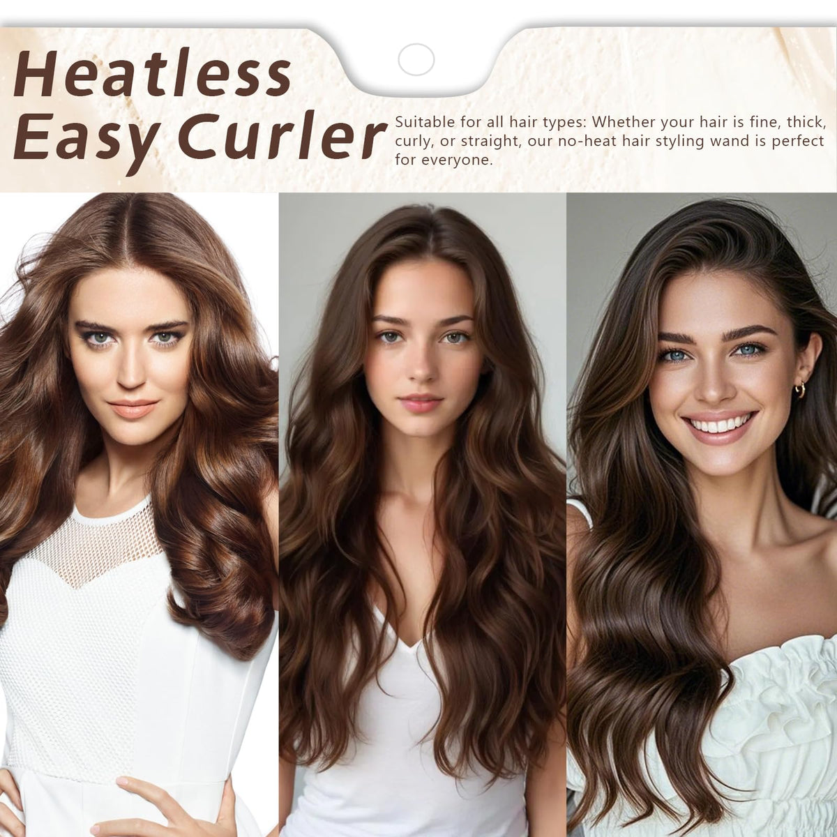 Foaryoer unwrapped hair showing defined curls and long-lasting volume benefit