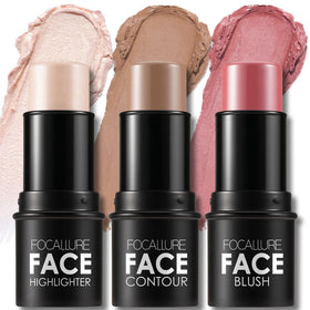 FOCALLURE front packaging showing three contour sticks and benefits