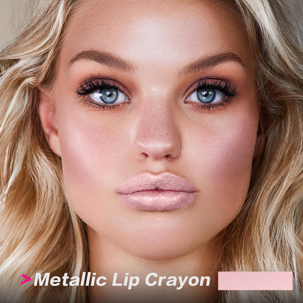 FOCALLURE close-up texture of crayon tip highlighting smooth glide benefit