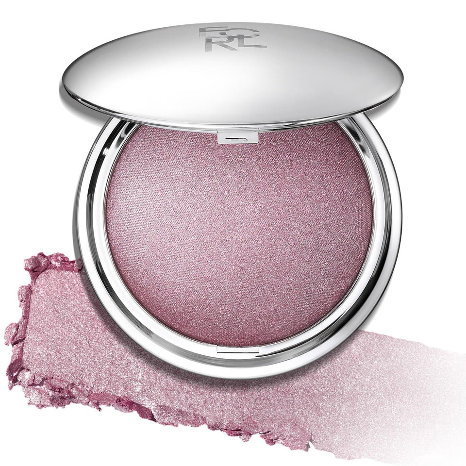 FOCALLURE compact front view showing PK01 pinkish galaxy and clean packaging benefit