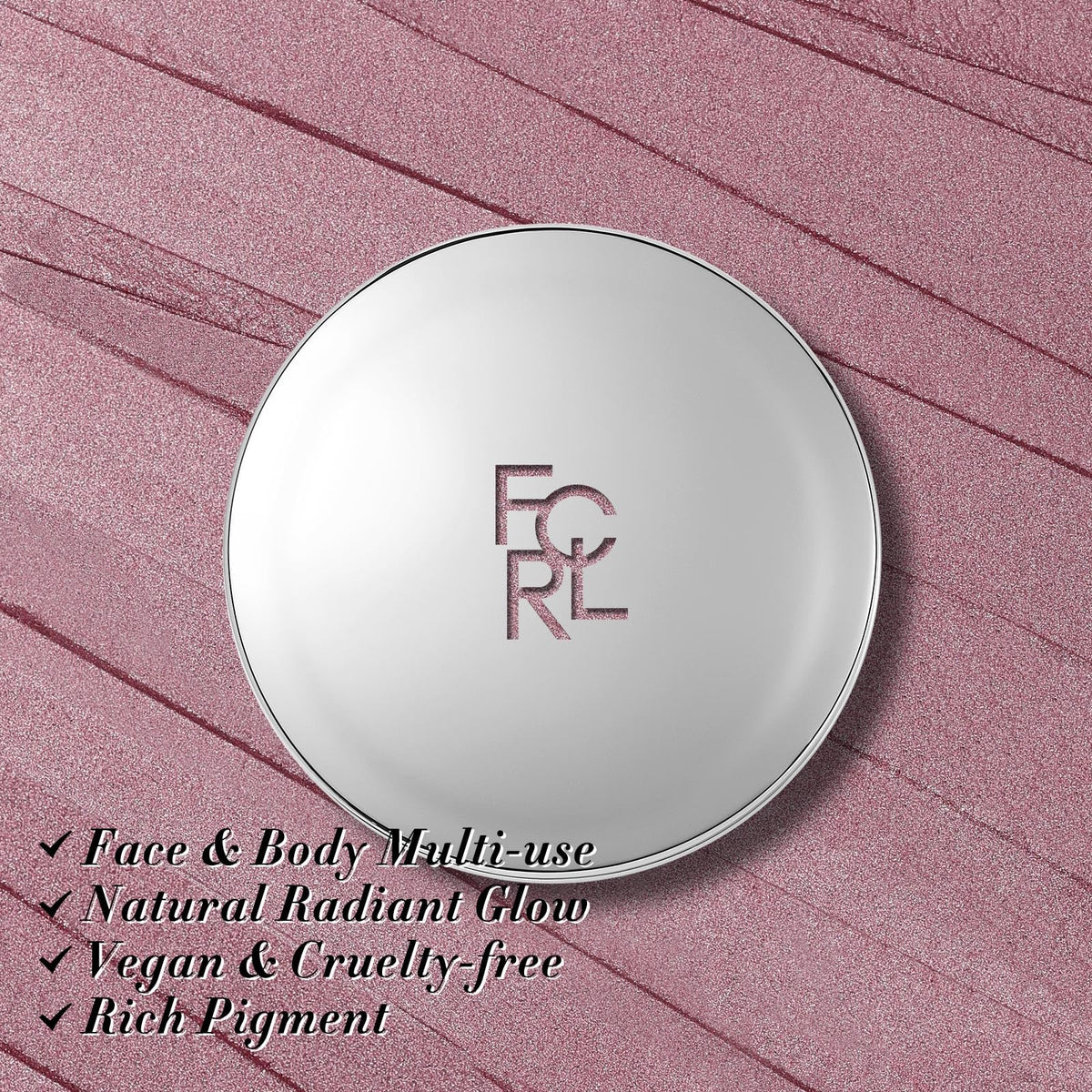 FOCALLURE compact inside makeup bag ready for touch-ups on the go benefit
