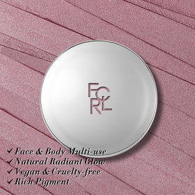 FOCALLURE compact inside makeup bag ready for touch-ups on the go benefit