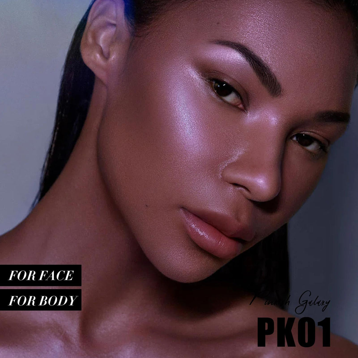 FOCALLURE close-up of triple-shade pan revealing microfine shimmer particles benefit