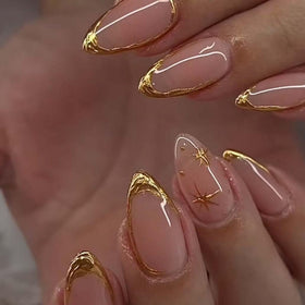 Foccna front packaging showing almond nails and included accessories benefit quick start