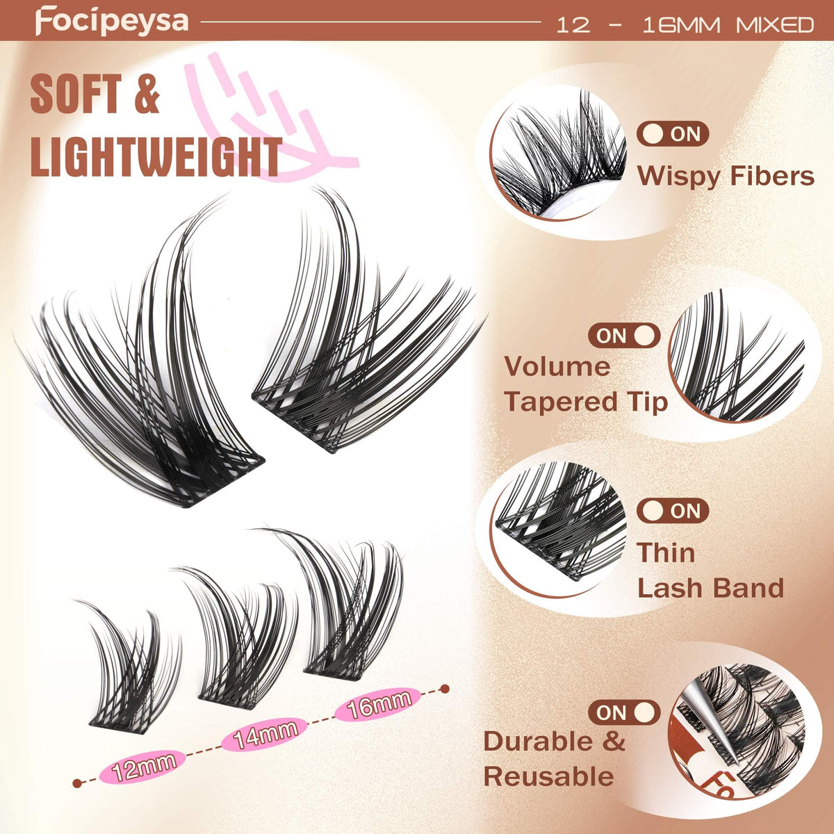 Focipeysa application in hand demonstrating easy DIY placement