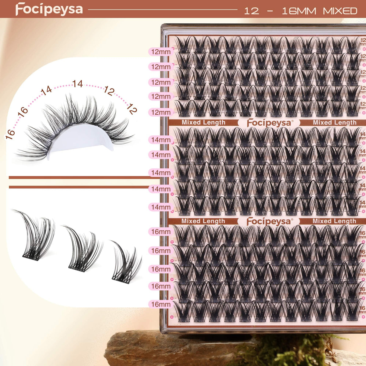 Focipeysa thin cluster band detail for comfortable seamless blending