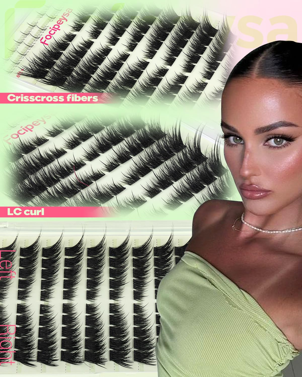 Focipeysa before and after comparison demonstrating dramatic elongation benefit
