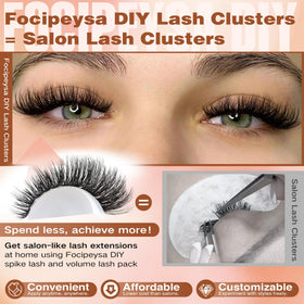 Focipeysa close-up of fluffy cluster fibers highlighting soft texture