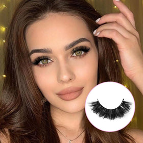Focipeysa closeup of black cotton lash band for easy comfortable application