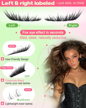 Focipeysa close-up of 10–18mm clusters highlighting length variety for natural blend