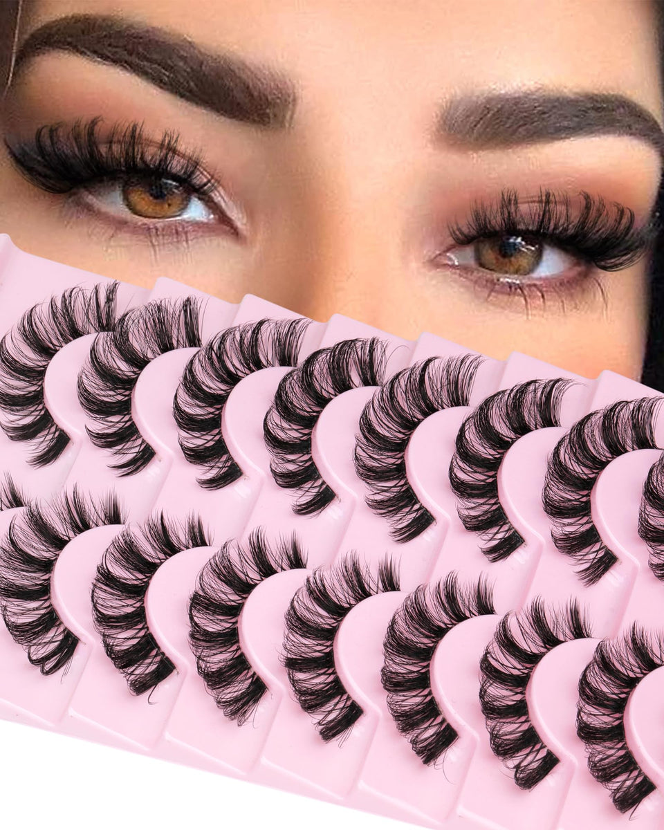 Focipeysa front packaging showing 7 pairs and soft-glam appeal