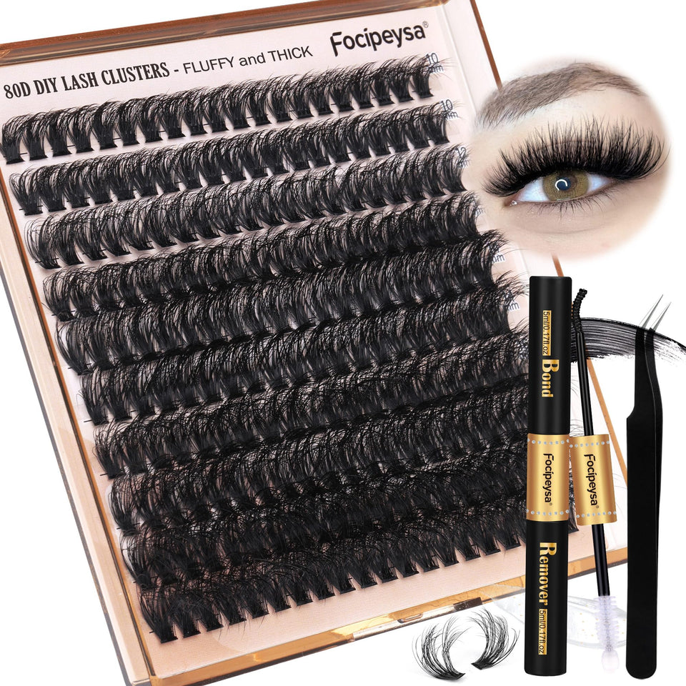 Focipeysa front packaging showing full kit for easy at-home extensions