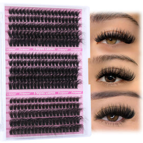 Focipeysa front packaging showing 300pcs kit and mixed lengths, clear product benefit