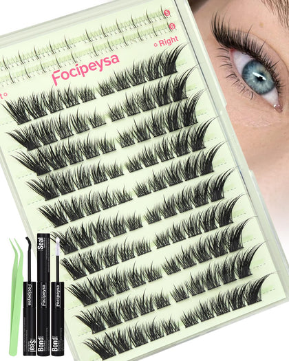 Focipeysa front packaging showing complete lash kit with tools for easy use