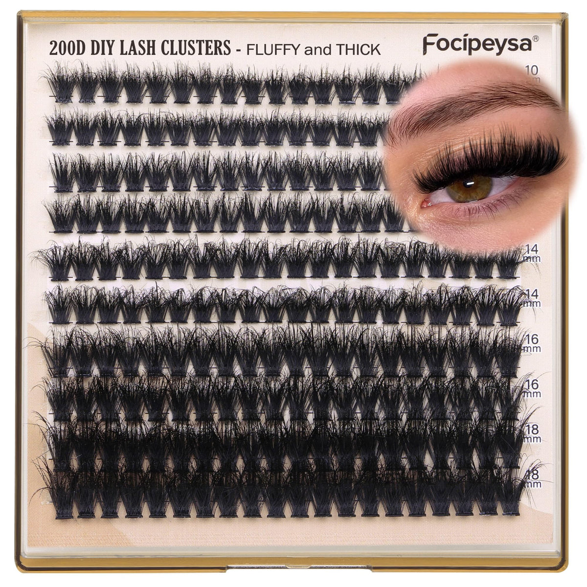 Focipeysa texture close-up showing matte synthetic fibers for natural finish