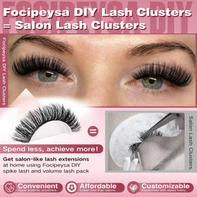 Focipeysa tweezers with waterproof lash bond demonstrating precise placement and adhesion