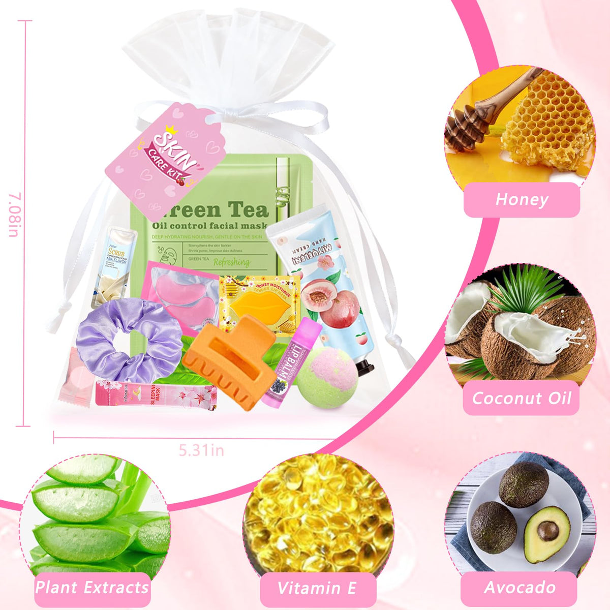 FOCone silk headband, mini hair clip and compressed towel showing convenience and styling