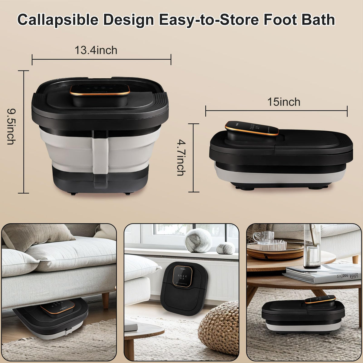 FOFOJÔY pedicure kit in storage box for organized home grooming