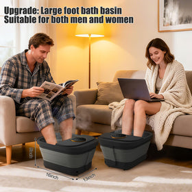 FOFOJÔY tub with foot inside to show ample interior space for larger feet
