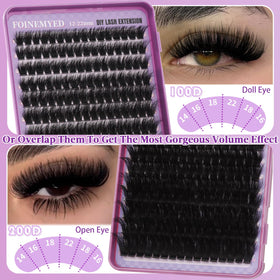 FOINEMYED included tweezers and glue pictured for precise DIY application