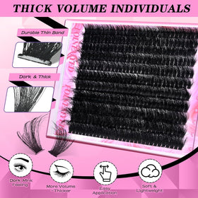 FOINEMYED close-up of 200D fiber texture for dramatic, ultra-black volume