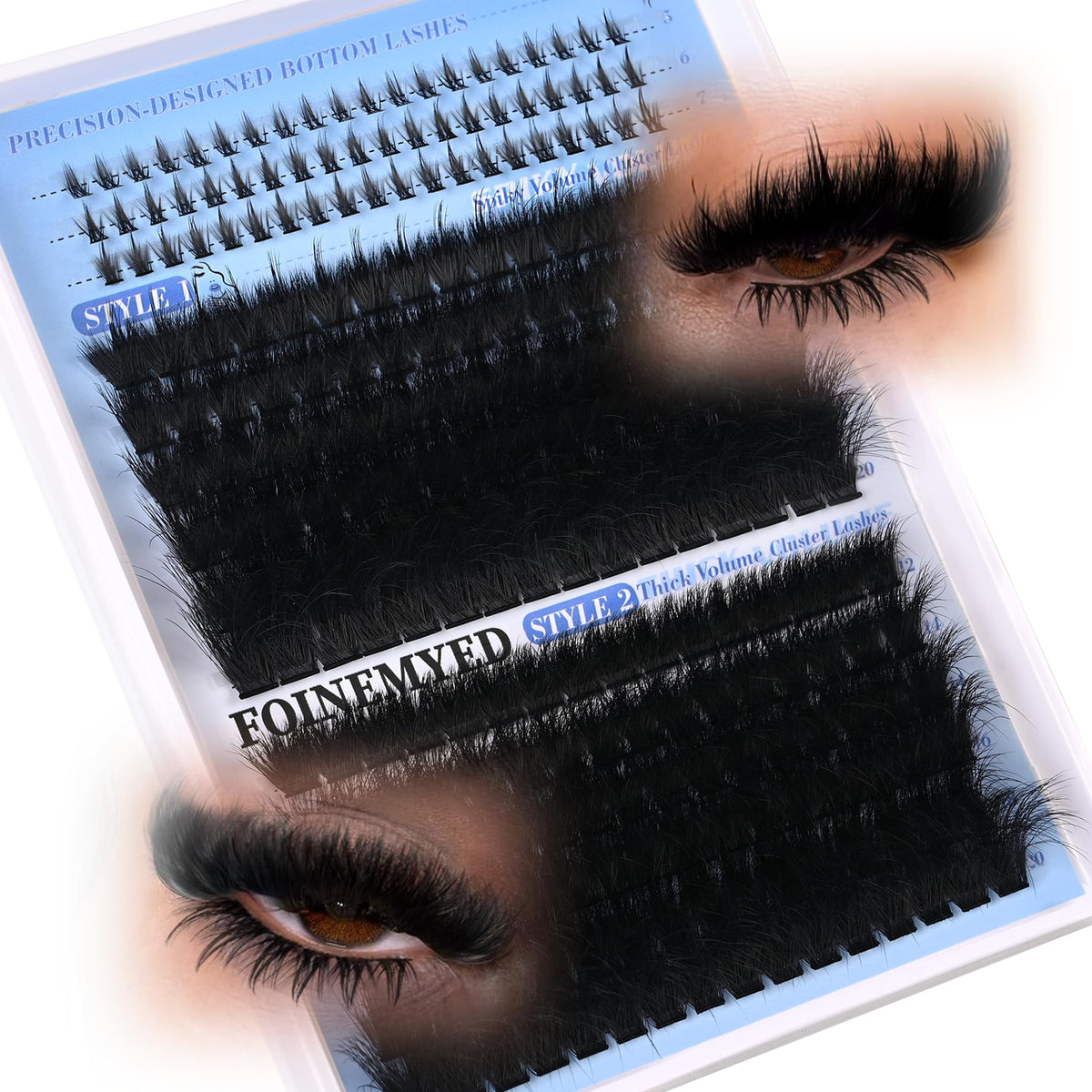 FOINEMYED front packaging showing full 252pcs cluster set and benefits