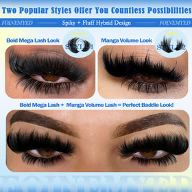 FOINEMYED length comparison 12–20mm clusters illustrating dramatic lift