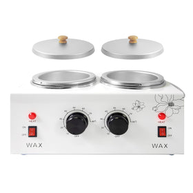 folconroad dual-pot wax warmer front view shows compact design and reliability