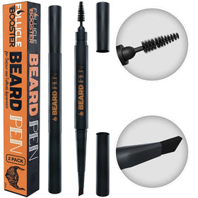 FOLLICLE BOOSTER front packaging showing two black pens and benefits