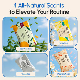 FOMIN foaming soap pump in use delivering gentle rich foam
