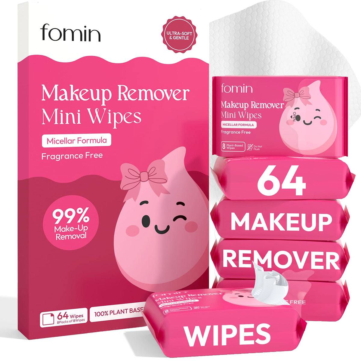 FOMIN front packaging showing mini 8-pack, highlights portability and convenience