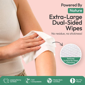FOMIN wipes next to phone in pocket, compact travel convenience